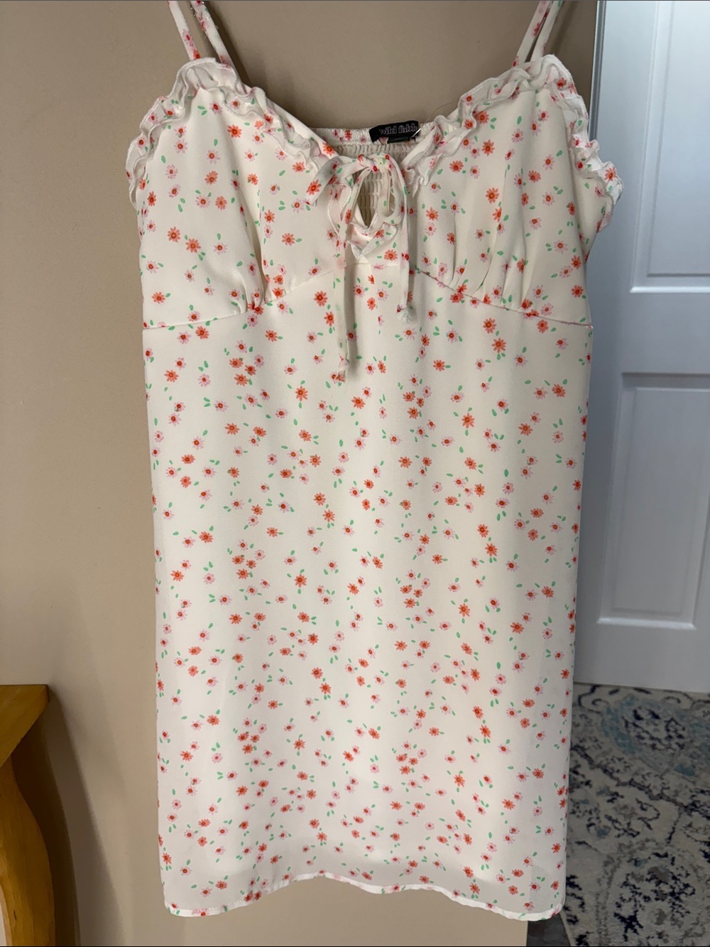 Wild Fable mini slip dress with floral print